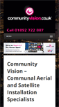 Mobile Screenshot of communityvision.co.uk